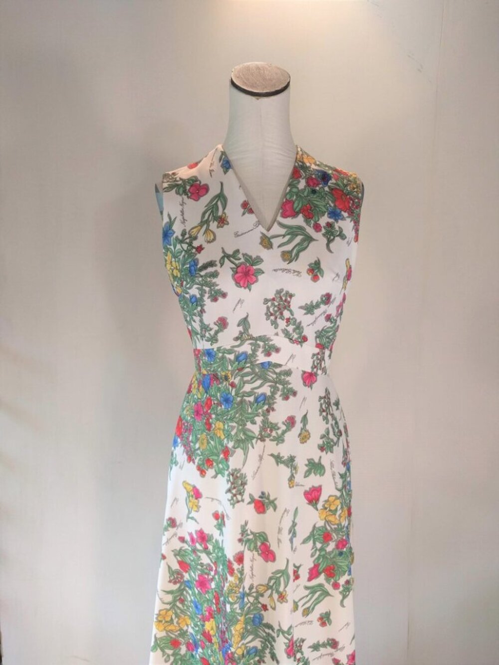 Vintage Floral Maxi Dress